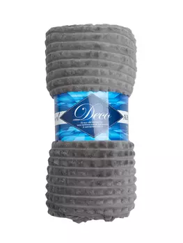 Плед Texrepublic FF FNJq GY5 200х220 см фланель, цвет серый