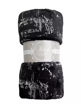 Плед Texrepublic TF FNL BLK-SL 1520 150х200 см фланель лазер, цвет черный