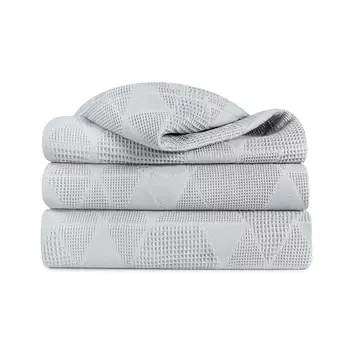 Плед Verossa Жаккардовый холодный серый 220х190 см