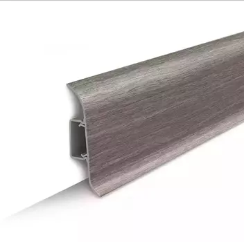 Плинтус Идеал Классик К-П55-1 Орех серый-296