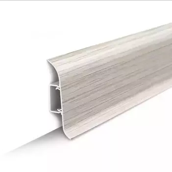 Плинтус Идеал Классик К-П55-1 Ясень белый-252