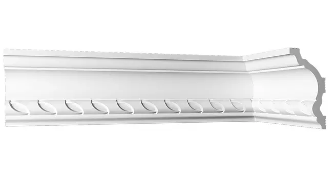 Плинтус потолочный 09001D дюрополимер 90мм диагональ