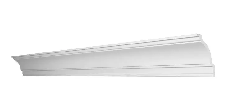 Плинтус потолочный Glanzepol (под натяжной потолок) 90х60х2000мм