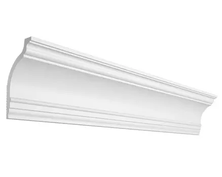 Плинтус потолочный Glanzepol (под натяжной потолок, скрытую подсветку) 110х60х2000мм