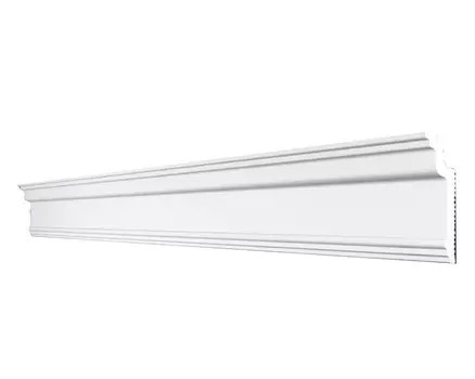 Плинтус потолочный Glanzepol (под натяжной потолок, скрытую подсветку) 110х40х2000мм