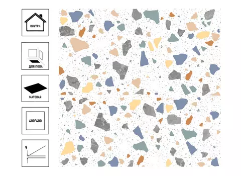 Плитка керамическая Axima Генуя 40х40см, напольная