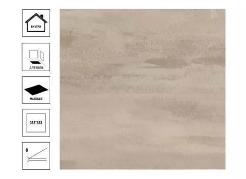 Плитка керамическая Azori Sonnet 33,3х33,3см, сорт1, beige