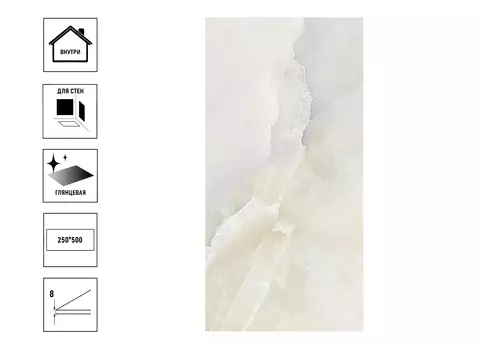 Плитка керамическая БерезаКерамика Оникс фон салатный 250х500