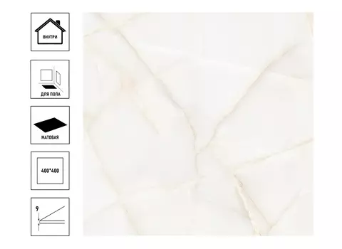 Плитка керамическая GlobalTile Delight 40х40см, бежевый