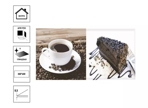 Плитка керамическая Primavera Терсис 30х60см, декор 1