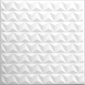 Плитка потолочная экструд. Solid C2075 белая, упак 2м2