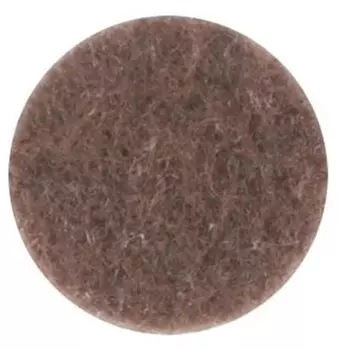 Подкладка 35 мм, фетровая коричневая, 12 шт
