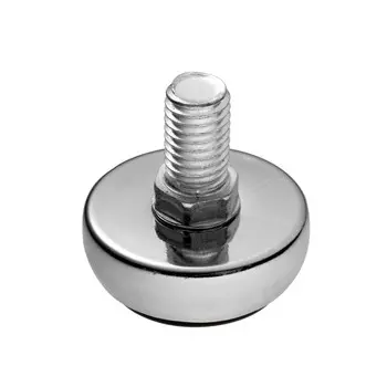 Подпятник 10мм метал. регулир.,хром R-13М