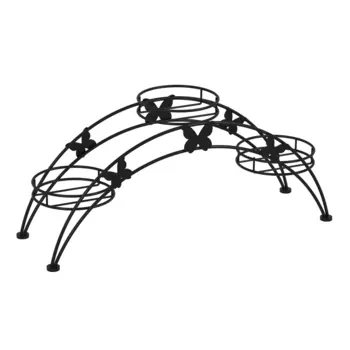 Подставка для цветов "Арка 3", цвет черный