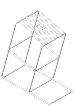 Подставка для ножей белый