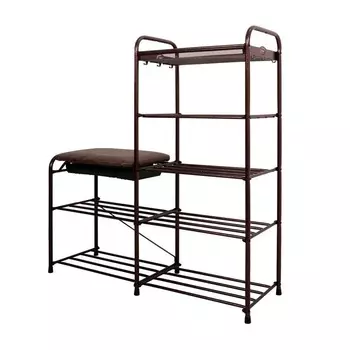 Подставка для обуви "Альфа 35" с сиденьем с ящиком