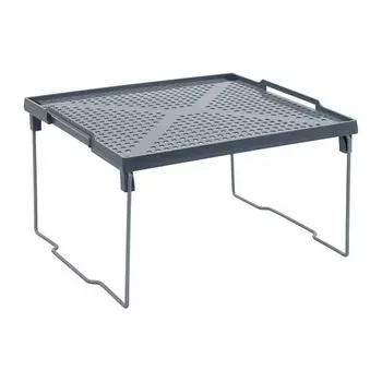 Подставка "Лофт" на металлических ножках (серая)