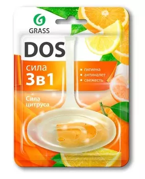 Подвесной блок для унитаза DOS 3 в 1 "Сила цитруса"