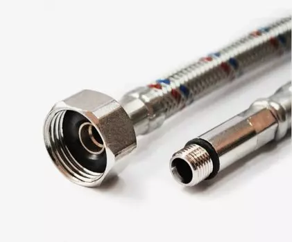 Подводка для смесителей VALFEX нерж.сталь М10*18-1/2" 80 см