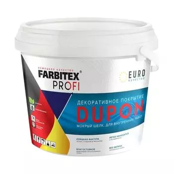 Покрытие Farbitex Profi Dupon декоративное, мокрый шелк, 2,5 л