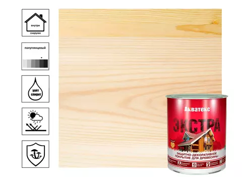 Покрытие текстурное Акватек экстра, бесцветный 0,8 л