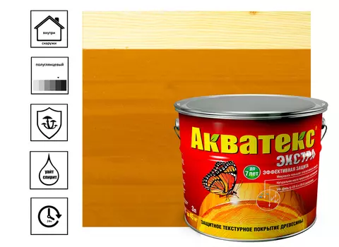 Покрытие текстурное Акватекс-экстра калужница, 3л