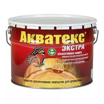 Покрытие текстурное Акватекс-экстра красное дерево, 9л