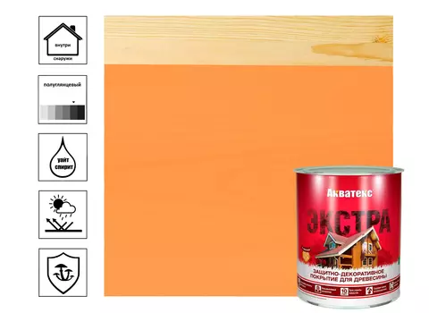Покрытие текстурное Акватекс-экстра орегон, 0,8л