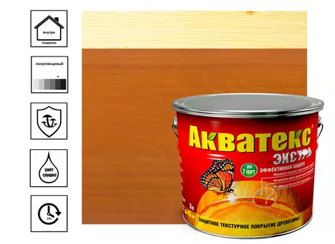 Покрытие текстурное Акватекс-экстра тик, 3л