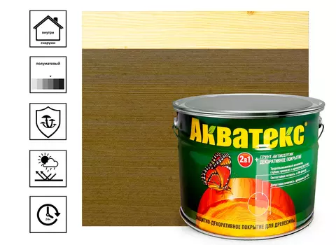 Покрытие текстурное Акватекс, дуб 3 л