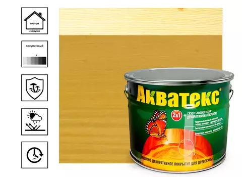 Покрытие текстурное Акватекс, сосна 3 л