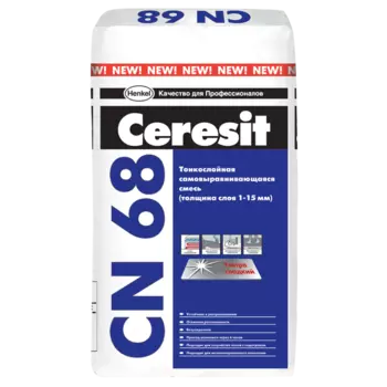 Пол наливной Церезит CN 68 самоневелирующийся 25 кг