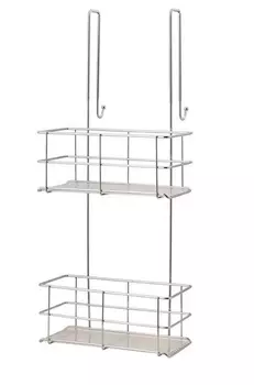 Полка CADDY 2 яруса на душ.кабину 25,2х18х59см, металл/хром SWR-1006-02-CHM