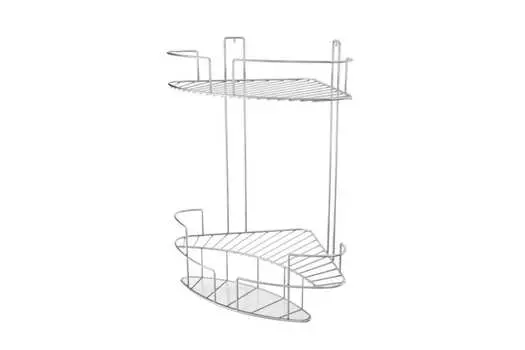 Полка для ванной комнаты двойная, "BALCONY" FORA