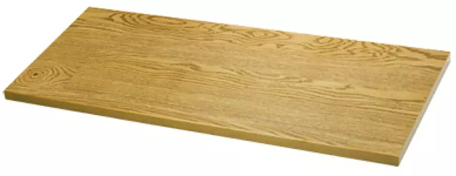 Полка Ларвидж деревянная прямоугольная, 60*15*1.6 см, дуб, Арт.LWOK615