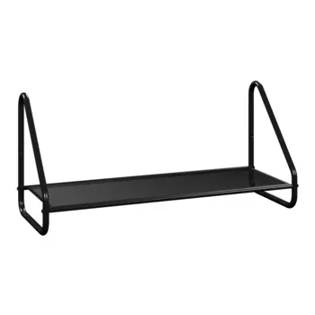 Полка настенная "Барселона 21", цвет черный