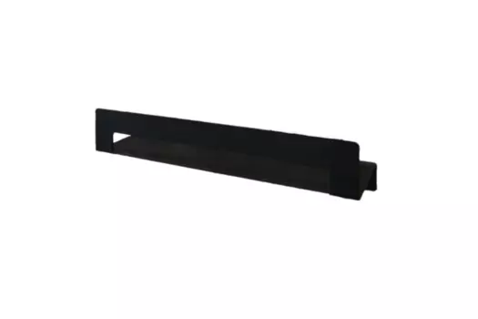 Полка настенная Черный муар с верхним бортом 350х120х50, П22600