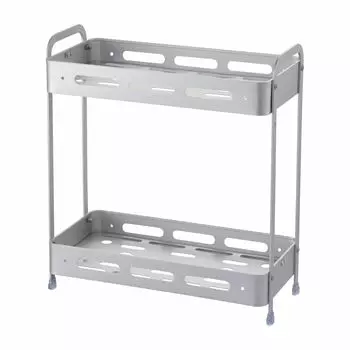 Полка настенная Zenfort 2-ярусная "TA-3540A2", серебро