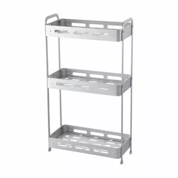 Полка настенная Zenfort 3-ярусная "TA-3540A3", серебро