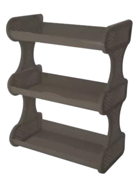 Полка навесная BranQ Nature трехсекционная