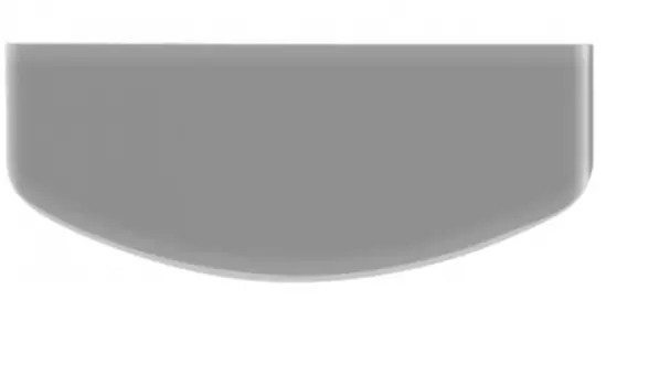 Полка ПФ-60 600х250/160х16 "Алюминий"