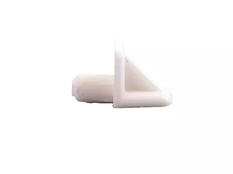 Полкодержатель 5 мм, белый, 12 шт