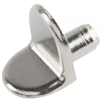 Полкодержатель г-образный, никель, 4 шт