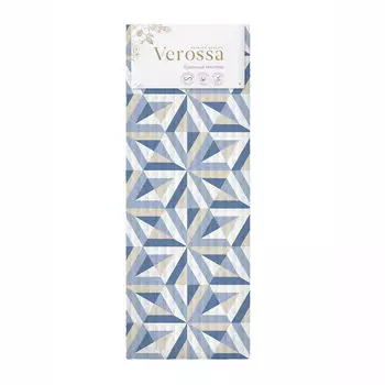 Полотенце для кухни Verossa 40х70 см, Ромб голубой
