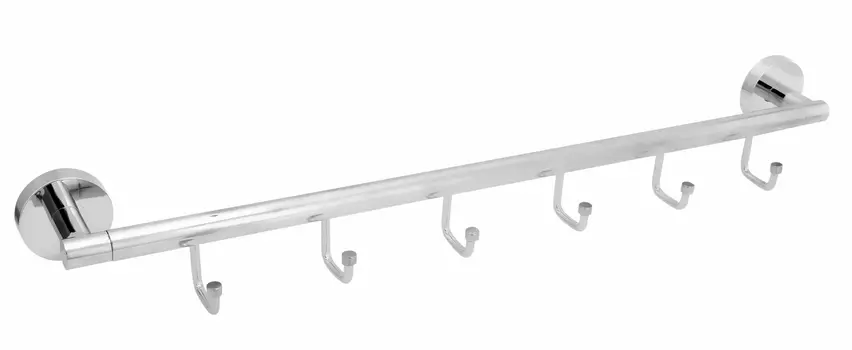 Полотенцедержатель 45см с 6 крюч. "Лонг"