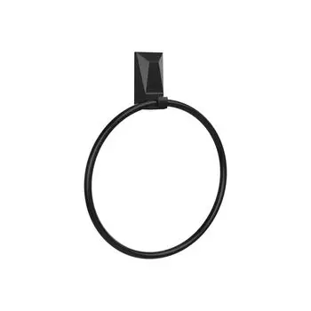 Полотенцедержатель кольцо "ICE" KLEBER черный