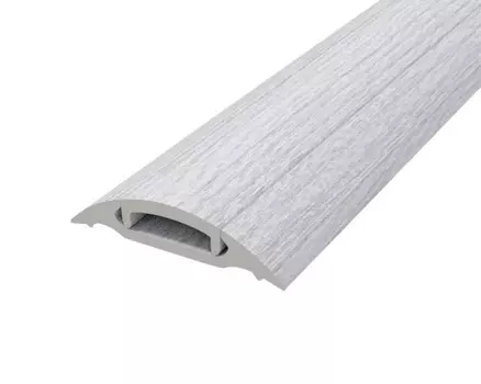 Порог с монтажным каналом 42*1600 мм 253 Ясень серый