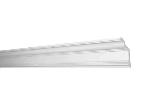 Потолочный плинтус 40*80*2000мм, дюрополимер под скрытую подсветку без скотча, GPD-50 LED