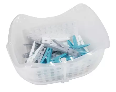 Прищепки для одежды 36ШТ с подвесной корзиной