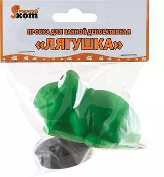 Пробка для ванны декоративная Лягушка